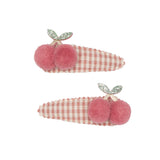 Mimi & Lula Gingham Cherry Hair Clips