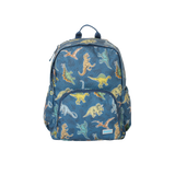 Boys Large Multi Coloured Personalised Dinosaur Print Backpack