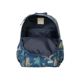 Boys Large Multi Coloured Personalised Dinosaur Print Backpack