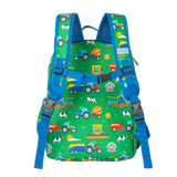 Boys Large Green Personalised Tractor & Farm Backpack