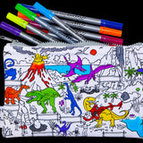 Eat Sleep Doodle's Dinosaur Colour in Pencil case