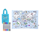 Eat Sleep Doodle's Place Mat To Go World Map