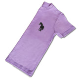 Organic Baby Standing Horse T Shirt - Black Embroidery