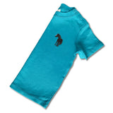 Organic Baby Standing Horse T Shirt - Black Embroidery