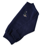 Crouching Border Collie Jumper - Black Embroidery