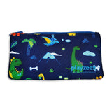 Kids Blue Dinosaur Print Pencil Case