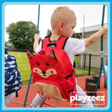 Chase The Fox Red Personalised Medium Backpack