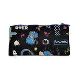 Kids Blue and Black Gaming Print Pencil Case