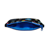 Kids Blue and Black Gaming Print Pencil Case