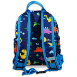 Kids Medium Blue Personalised Dinosaur Print Rucksack
