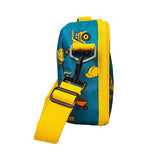 Boys Green Personalised Digger Print Lunch Box