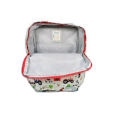 Boys Large Red Personalised Tractor Backpack