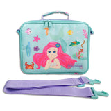 Girls Personalised Mermaid Print Lunch Box - Melody the Mermaid