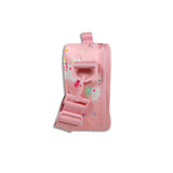 Girls Pink Personalised Unicorn Print Lunch Bag