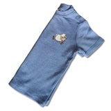 Organic Baby Kids Sheep T Shirt - Embroidery No 1