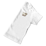 Organic Baby Kids Sheep T Shirt - Embroidery No 4