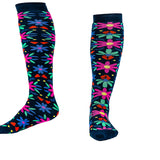 Squelch Mexican Flowers Adult Welly Sock