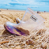 Squelch Transparent Children's Wellington Boots
