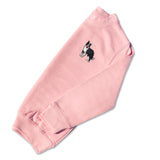 Standing Border Collie Jumper - Black Embroidery