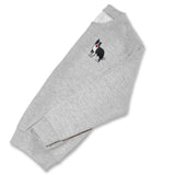 Standing Border Collie Jumper - Black Embroidery