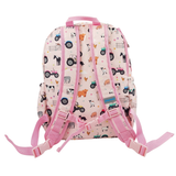 Girls Medium Personalised Pink Farm & Tractor Backpack