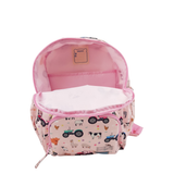 Girls Medium Personalised Pink Farm & Tractor Backpack