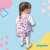 Girls Medium Personalised Pink Farm & Tractor Backpack