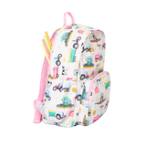 Girls Large Pink Personalised Tractor & Farm Backpack