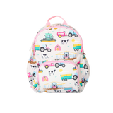 Girls Medium Personalised Pink Tractor & Farm Backpack
