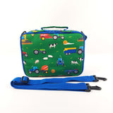 Boys Green Personalised Tractor &  Farm Lunch Box