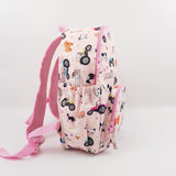 Girls Medium Personalised Pink Farm & Tractor Backpack