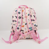 Girls Large Pink Personalised Farm & Tractor Backpack
