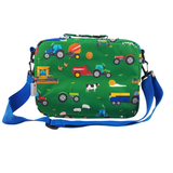 Boys Green Personalised Tractor &  Farm Lunch Box