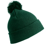 Kids Beanie with Pom Pom - Green
