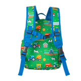 Boys Medium Personalised Tractor & Farm Print Backpack