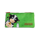 Cow Print Green Pencil Case - Cillian the Cow