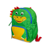 Denzel The Dinosaur Green Personalised Medium Backpack