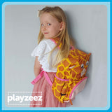 Bella The Giraffe Yellow Personalised Medium Backpack