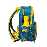 Boys Medium Green Personailsed Digger Print Backpack