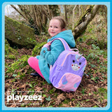 Girls Pink Personalised Medium Unicorn Backpack - Luna the Unicorn