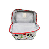 Boys Large Red Personalised Tractor Backpack