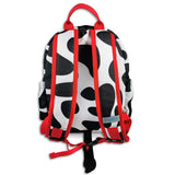 Kids Medium Black and White Personalised Cow Print Backpack - Cillian the Cow