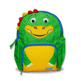 Denzel The Dinosaur Green Personalised Medium Backpack