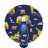 Kids Digger Print Water Bottle 350ml