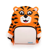 Eli The Tiger Orange Personalised Medium Backpack