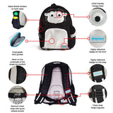 Misty the Gorilla Black Personalised Medium Backpack