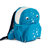 Winston The Whale Blue Personalised Medium Backpack