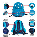 Winston The Whale Blue Personalised Medium Backpack