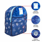 Winston The Whale Blue Personalised Medium Backpack