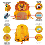 Zeus The Lion Yellow Personalised Backpack